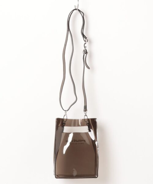 ADAM PATEK（アダムパテック）の「【RES】ADAM PATEK/ アダムパテック 【 CONEY 】CLEAR mini pouch shoulder（ショルダーバッグ・メンズ・ブラック・ONESIZE）」の6枚目の写真