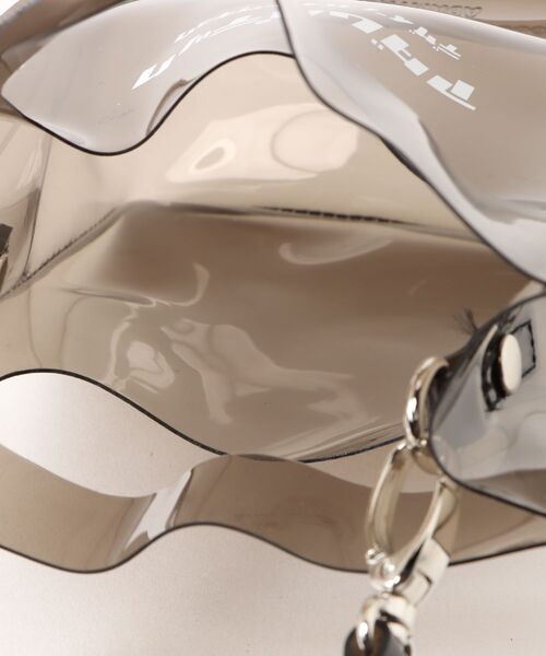 ADAM PATEK（アダムパテック）の「【RES】ADAM PATEK/ アダムパテック 【 CONEY 】CLEAR mini pouch shoulder（ショルダーバッグ・メンズ・ブラック・ONESIZE）」の3枚目の写真