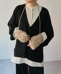 ear PAPILLONNER（イアパピヨネ）の「フェイクカルガンハンドウォーマー【SUM1 STYLE】（その他雑貨）」