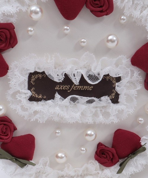 axes femme（アクシーズファム）の「ローズケーキモチーフバッグ（ショルダーバッグ・レディース・ホワイト・FREE）」の14枚目の写真