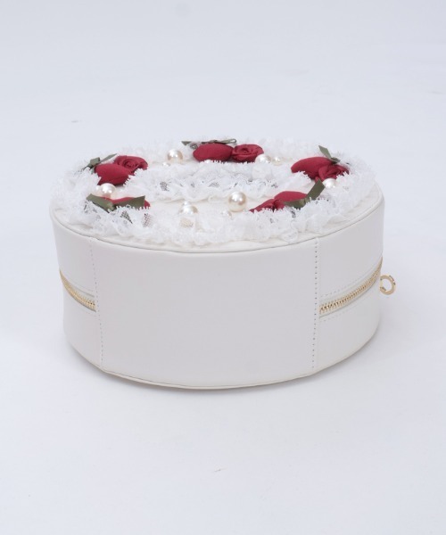 axes femme（アクシーズファム）の「ローズケーキモチーフバッグ（ショルダーバッグ・レディース・ホワイト・FREE）」の17枚目の写真