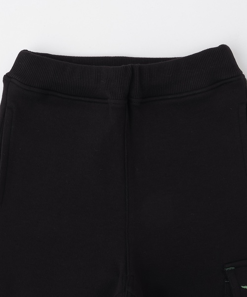 kladskap(クレードスコープ)の「恐竜刺しゅう裾リブカーゴパンツ(その他パンツ・キッズ・ブラック/ライトグレー・90cm/100cm/110cm/120cm/130cm/80cm)」の4枚目の写真