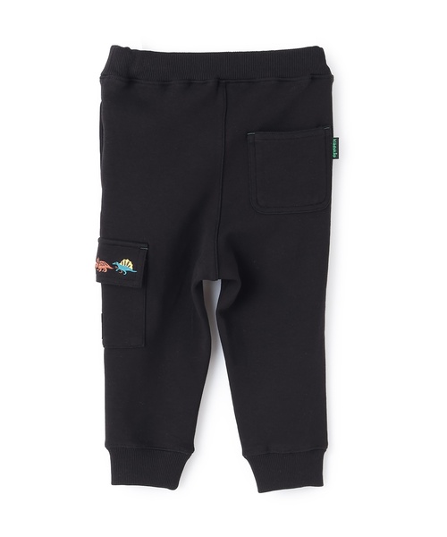 kladskap(クレードスコープ)の「恐竜刺しゅう裾リブカーゴパンツ(その他パンツ・キッズ・ブラック/ライトグレー・90cm/100cm/110cm/120cm/130cm/80cm)」の14枚目の写真