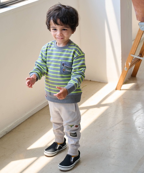 kladskap(クレードスコープ)の「恐竜刺しゅう裾リブカーゴパンツ(その他パンツ・キッズ・ブラック/ライトグレー・90cm/100cm/110cm/120cm/130cm/80cm)」の18枚目の写真