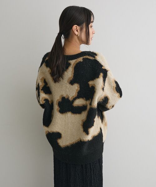 CRAFT STANDARD BOUTIQUE(クラフトスタンダードブティック)の「アニマルジャカードニットカーディガン<ハンドウォッシャブル> ◆(カーディガン/ボレロ・レディース・ライトベージュ/カーキ・FREE)」の16枚目の写真