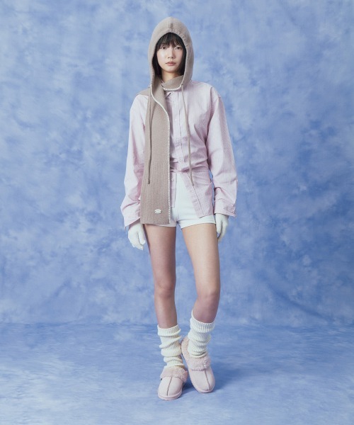 ROCKFISH WEATHERWEAR(ロックフィッシュウェザーウェア)の「WOOLY BALACLAVA(マフラー・レディース・ベージュ/グレー/クリーム/キャメル・FREE)」の8枚目の写真