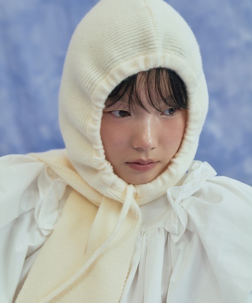 ROCKFISH WEATHERWEAR(ロックフィッシュウェザーウェア)の「WOOLY BALACLAVA(マフラー・レディース・ベージュ/グレー/クリーム/キャメル・FREE)」の15枚目の写真