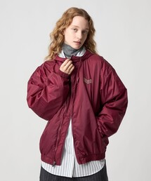 6（ロク）の「＜6(ROKU)＞フーデッド ナイロン ジャケット WINE（その他アウター）」