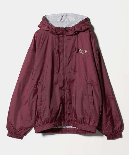 6（ロク）の「＜6(ROKU)＞フーデッド ナイロン ジャケット WINE（その他アウター・レディース・ワイン・M/S）」の3枚目の写真