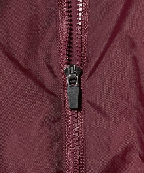 6（ロク）の「＜6(ROKU)＞フーデッド ナイロン ジャケット WINE（その他アウター・レディース・ワイン・M/S）」の10枚目の写真