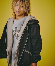 GALFY（ガルフィー）の「GALFY-ぐるグニャデニムパーカー（デニムジャケット）」