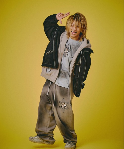 GALFY（ガルフィー）の「GALFY-ぐるグニャデニムパーカー（デニムジャケット・メンズ・ブラック/ブラウン/ブルー・XL/L）」の22枚目の写真