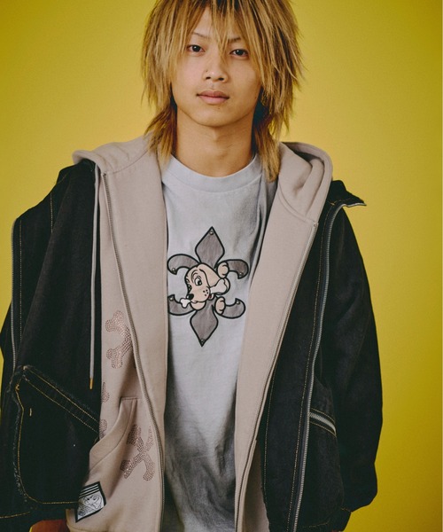 GALFY（ガルフィー）の「GALFY-ぐるグニャデニムパーカー（デニムジャケット・メンズ・ブラック/ブラウン/ブルー・XL/L）」の19枚目の写真