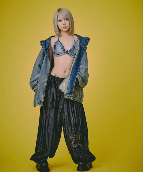 GALFY-ぐるグニャデニムパーカー（デニムジャケット）｜GALFY