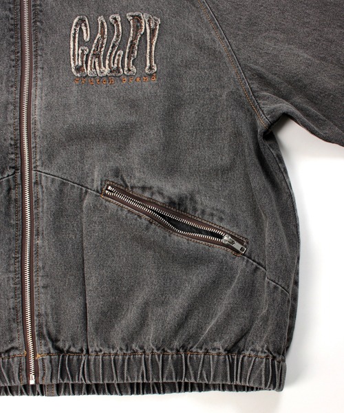 GALFY（ガルフィー）の「GALFY-ぐるグニャデニムパーカー（デニムジャケット・メンズ・ブラック/ブラウン/ブルー・XL/L）」の15枚目の写真