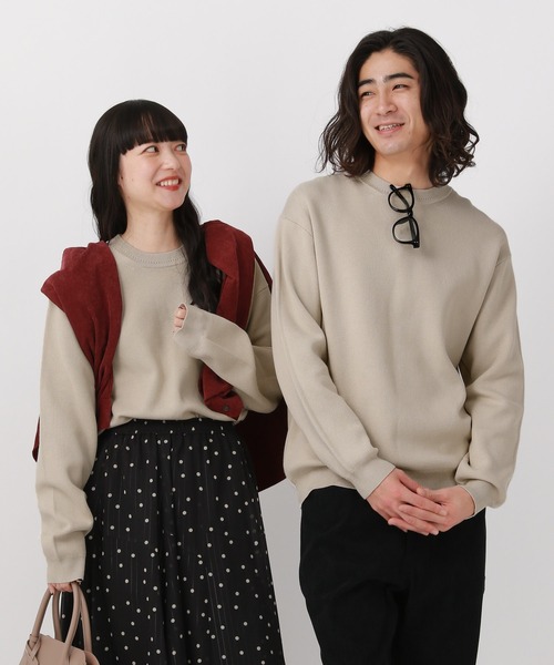 【タグ付き】inscrire 2023ss bolero sweat shirt スウェットライクオテラクニット/581064（ニット/セーター）｜GLOBAL