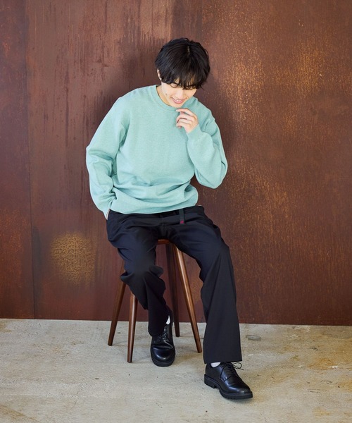 GLOBAL WORK(グローバルワーク)の「スウェットライクオテラクニット/581064(ニット/セーター・メンズ・ブラック/ダークブラウン/ライトグレー/カーキ/チャコールグレー/グレー・X-LARGE/SMALL/LARGE/MEDIUM)」の19枚目の写真