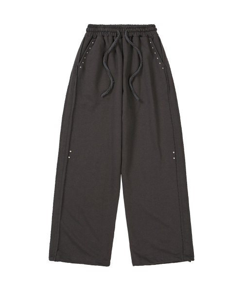 ILLIGO(イリゴ)の「フレイド スウェットパンツ チャコール(スウェットパンツ・レディース・その他・SMALL/MEDIUM)」の1枚目の写真