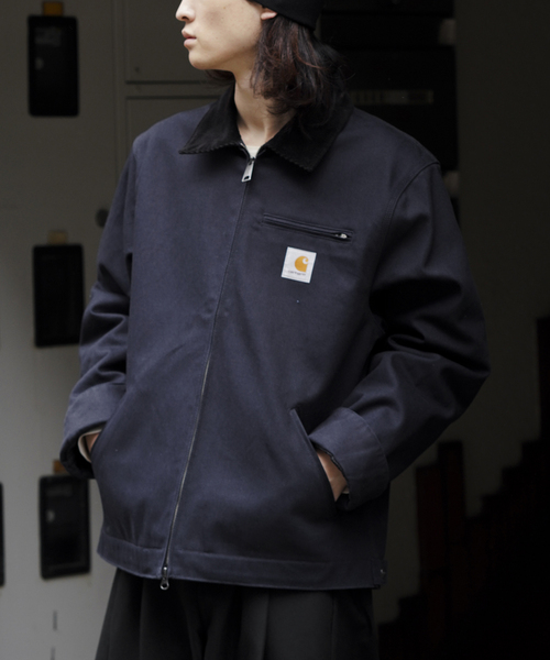 Carhartt WIP(カーハートダブリューアイピー)の「CARHARTT WIP / カーハート ダブリューアイピー DETROIT JACKET(ブルゾン・メンズ・カーキ/ネイビー・MEDIUM/LARGE)」の2枚目の写真