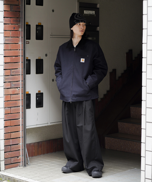 Carhartt WIP(カーハートダブリューアイピー)の「CARHARTT WIP / カーハート ダブリューアイピー DETROIT JACKET(ブルゾン・メンズ・カーキ/ネイビー・MEDIUM/LARGE)」の4枚目の写真
