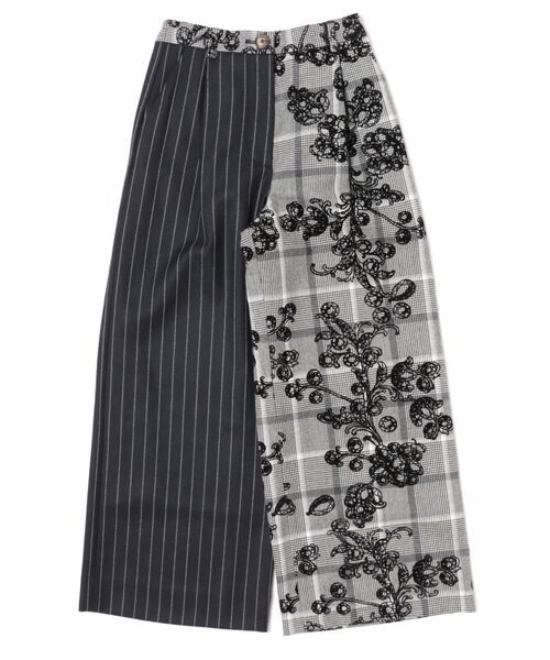 Vivienne Westwood（ヴィヴィアンウエストウッド）の「Mannor WallPaperﾀｯｸﾜｲﾄﾞﾄﾗｳｻﾞｰｽﾞ（その他パンツ・レディース・ブラウン系その他/ブラック系その他・38）」の2枚目の写真