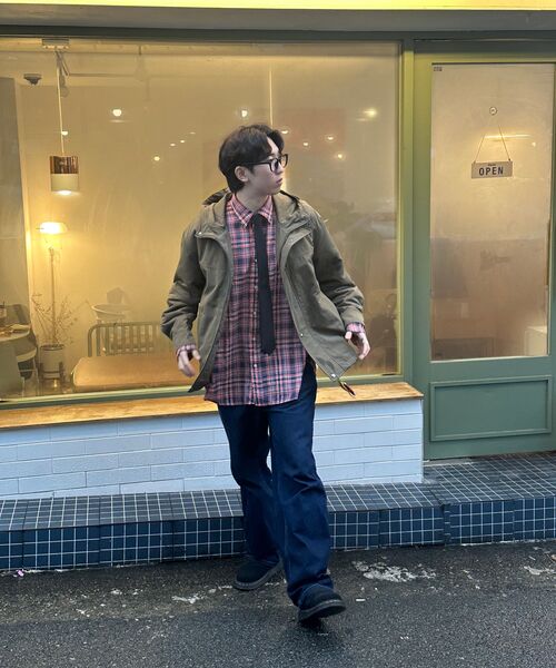 DNSR(ディーエヌエスアール)の「オーバーサイズチェックシャツレッド(シャツ/ブラウス・メンズ・その他・SMALL/X-SMALL/MEDIUM)」の6枚目の写真