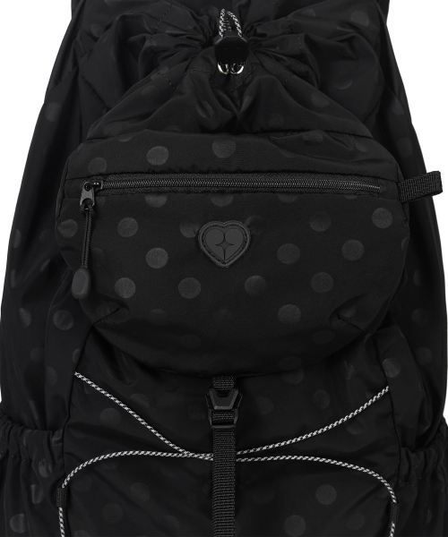 FENNEC(フェネック)の「AIRY POCKET BACKPACK - DOT BLACK(バックパック/リュック・レディース・その他・FREE)」の4枚目の写真