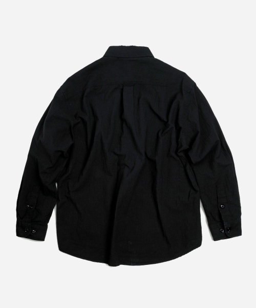 FRIZMWORKS(フリズムワークス)の「OG DOBBY WEAVE SEERSUCKER SHIRT _ BLACK(シャツ/ブラウス・メンズ・その他・MEDIUM/LARGE/X-LARGE/SMALL)」の2枚目の写真