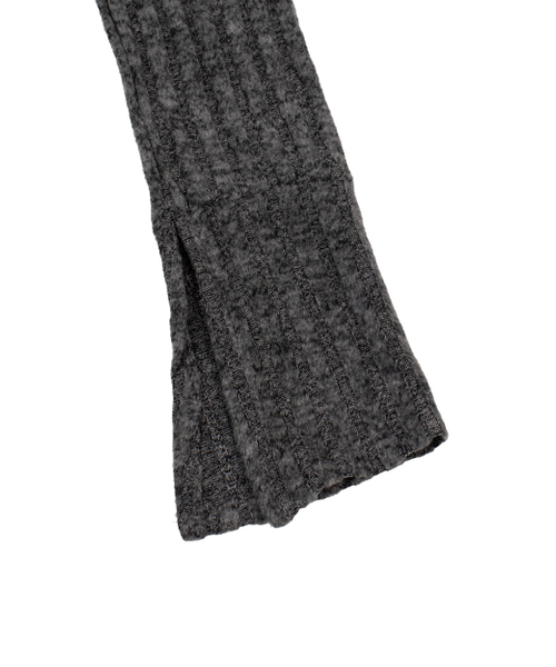 MOAA(モア)の「エッジカラーリップカーディガン(MELANGE GRAY)(カーディガン/ボレロ・レディース・その他・SMALL/MEDIUM)」の4枚目の写真