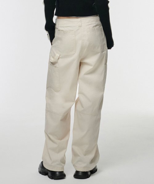 MUSINSA STANDARD WOMAN（ムシンサスタンダードウーマン）の「ウィメンズワイドカーペンターパンツ [クリーム]（その他パンツ・レディース・その他・30/24/25/26/27/28/29）」の3枚目の写真