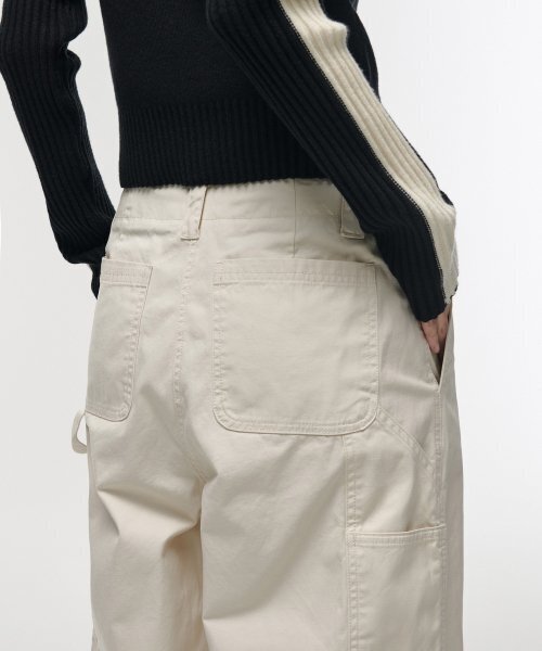 MUSINSA STANDARD WOMAN（ムシンサスタンダードウーマン）の「ウィメンズワイドカーペンターパンツ [クリーム]（その他パンツ・レディース・その他・30/24/25/26/27/28/29）」の10枚目の写真