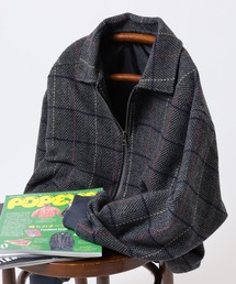 ATELANE（アテレーン）の「ATELANE ツイードチェックボンバージャケット（ブルゾン）」