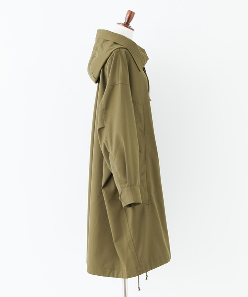 n'OrLABEL（ノアールレーベル）の「『ハーフネックモッズコート』（モッズコート・レディース・ブラック/カーキ・FREE）」の9枚目の写真