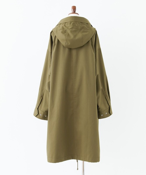 n'OrLABEL（ノアールレーベル）の「『ハーフネックモッズコート』（モッズコート・レディース・ブラック/カーキ・FREE）」の10枚目の写真