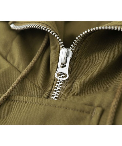 n'OrLABEL（ノアールレーベル）の「『ハーフネックモッズコート』（モッズコート・レディース・ブラック/カーキ・FREE）」の12枚目の写真