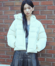 RAGLAN PUFFER JACKET LEMON