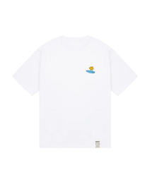 [UNISEX]ドットサーフボードバンパルティ_ホワイト