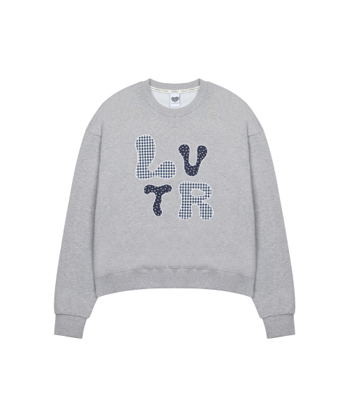 LUVISTRUE（ラヴイズトゥルー）の「GT LVTR PATCH SWEATSHIRT(GRAY)（スウェット・レディース・その他・FREE）」の2枚目の写真