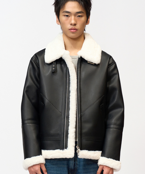 ジャケット・アウター DOFFJASON Solid Suede Mouton Jacket MUSINSA公式 | DOFFJASON ソリッドスエードトーンレスジャケット