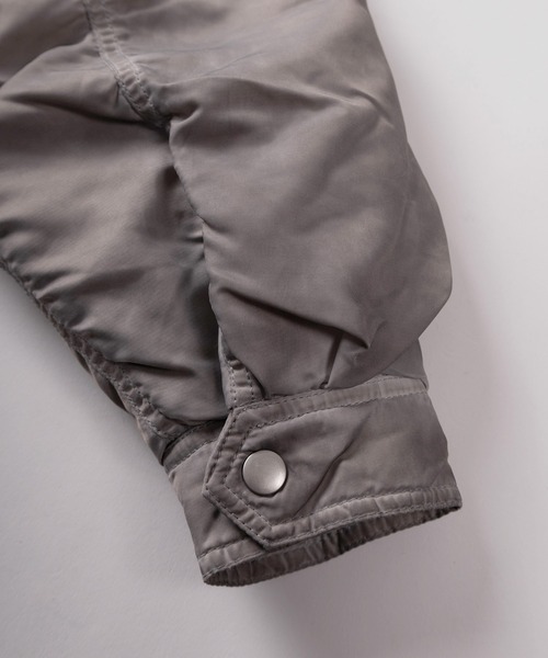 SlashDate（スラッシュデイト）の「【82】ヴィンテージライク ファーフード フライトブルゾン/ボンバージャケット/ダブルジップ/ミリタリー/アメカジ（ブルゾン・メンズ・カーキ/ブラック/グレー・L/M）」の10枚目の写真