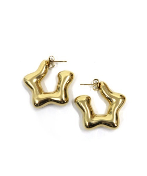 at.(アット)の「【at.】ぷっくりスターピアス(ピアス(両耳用)・レディース・ゴールド/シルバー・ONE SIZE)」の13枚目の写真