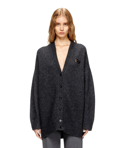 DIESEL(ディーゼル)の「ウィメンズ カーディガン M-AREELA(カーディガン/ボレロ・レディース・ベージュ系その他/ダークグレー・LARGE/MEDIUM/X-SMALL/SMALL/XX-SMALL)」の2枚目の写真