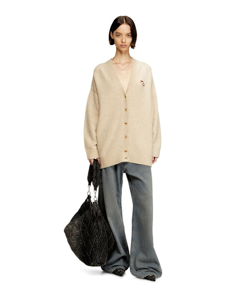 DIESEL(ディーゼル)の「ウィメンズ カーディガン M-AREELA(カーディガン/ボレロ・レディース・ベージュ系その他/ダークグレー・LARGE/MEDIUM/X-SMALL/SMALL/XX-SMALL)」の5枚目の写真