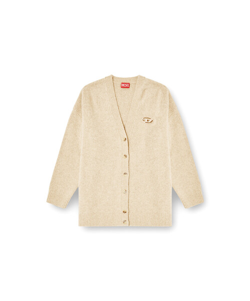 DIESEL(ディーゼル)の「ウィメンズ カーディガン M-AREELA(カーディガン/ボレロ・レディース・ベージュ系その他/ダークグレー・LARGE/MEDIUM/X-SMALL/SMALL/XX-SMALL)」の6枚目の写真