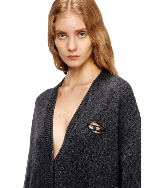 DIESEL(ディーゼル)の「ウィメンズ カーディガン M-AREELA(カーディガン/ボレロ・レディース・ベージュ系その他/ダークグレー・LARGE/MEDIUM/X-SMALL/SMALL/XX-SMALL)」の9枚目の写真