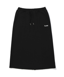 ミニロゴロングスカート BLACK