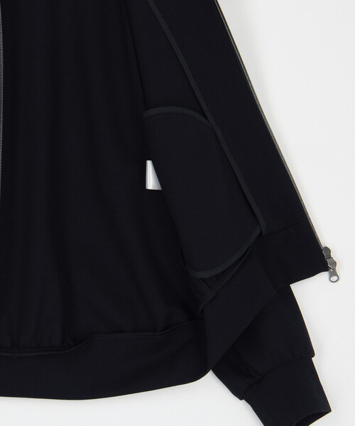 COMME CA(コムサ)の「〔 TALLサイズ 〕 クリアストレッチポンチ パーカー(パーカー・レディース・オフホワイト・15号)」の5枚目の写真