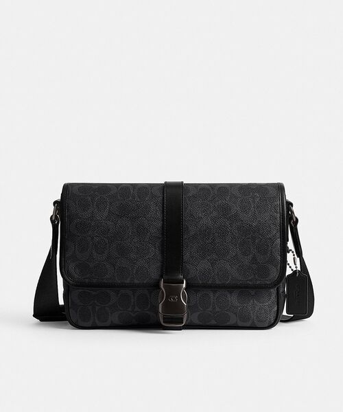 【新品】コーチ　リーグ メッセンジャー バッグ・シグネチャー キャンバス リーグ メッセンジャー バッグ・シグネチャー キャンバス