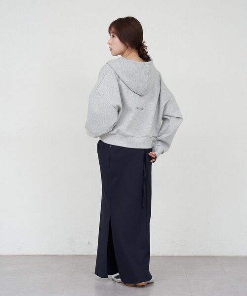 SHENERY（シーナリー）の「ダブルジップフーディー（パーカー・レディース・オフホワイト/グレー・FREE）」の19枚目の写真