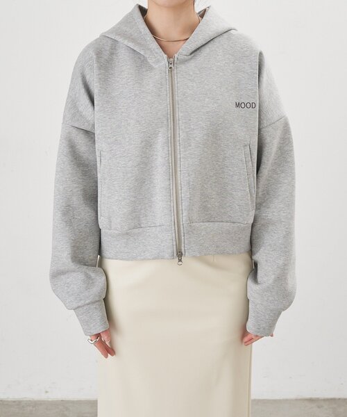 SHENERY（シーナリー）の「ダブルジップフーディー（パーカー・レディース・オフホワイト/グレー・FREE）」の18枚目の写真